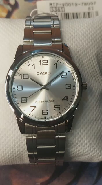 Casio Enticer MTP-V001D-7BUDFMen Analog Silver Dial Men's Watch