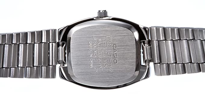 Casio for Women Analog LTP-1169D-1ARDF Stainless Steel Watch