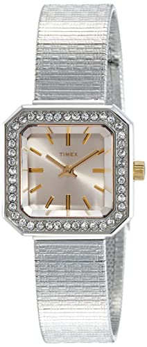 Timex Analog White Dial Women's Watch - T2P552