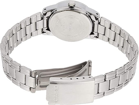 Casio Dress Women's Watch Silver Dial Analog Steel Band LTP-V001D-7BUDF