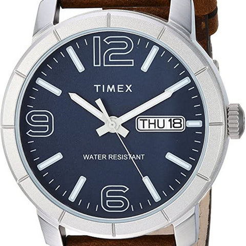 Timex Men's Mod 44 Leather Strap Watch TW2R64200