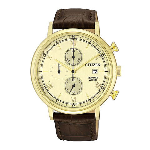 Citizen - AN3612-09P - Quartz Chronograph Stainless Steel Watch For Men
