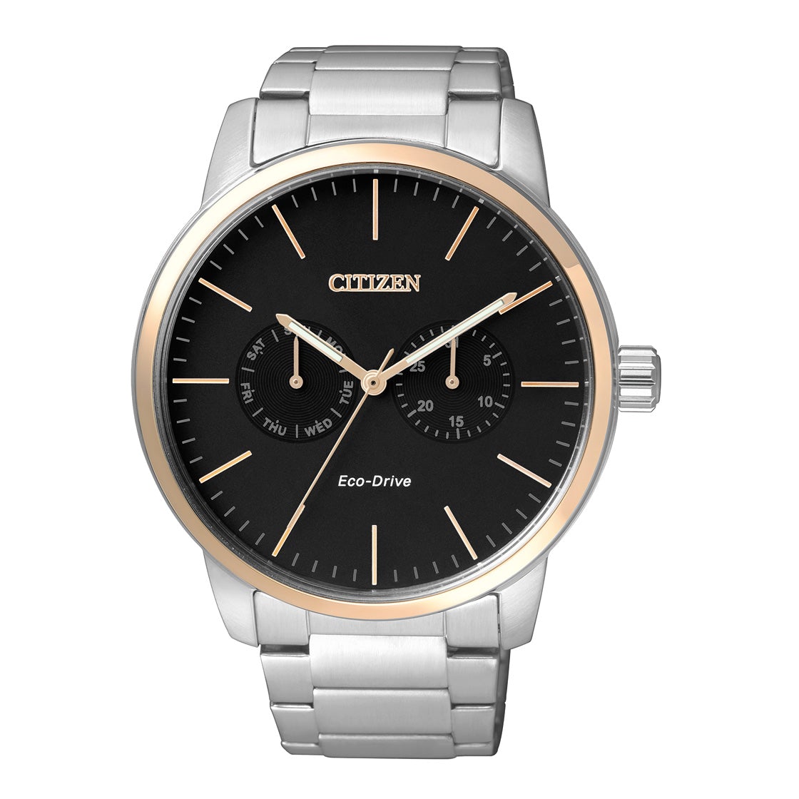 Citizen - AO9044-51E - Eco Drive Stainless Steel Watch For Men