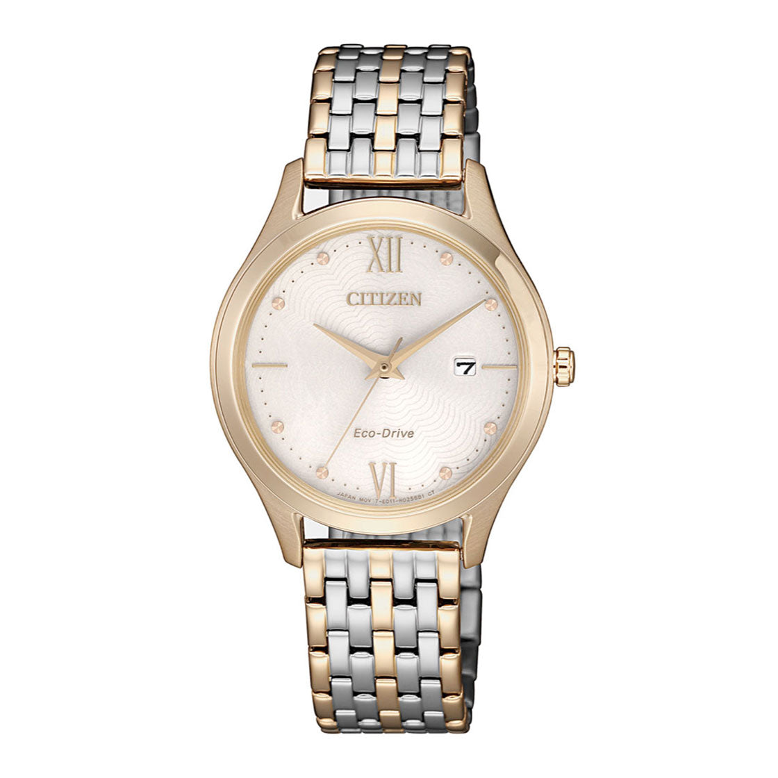 Citizen - EW2534-86A - Eco Drive Stainless Steel Watch For Women