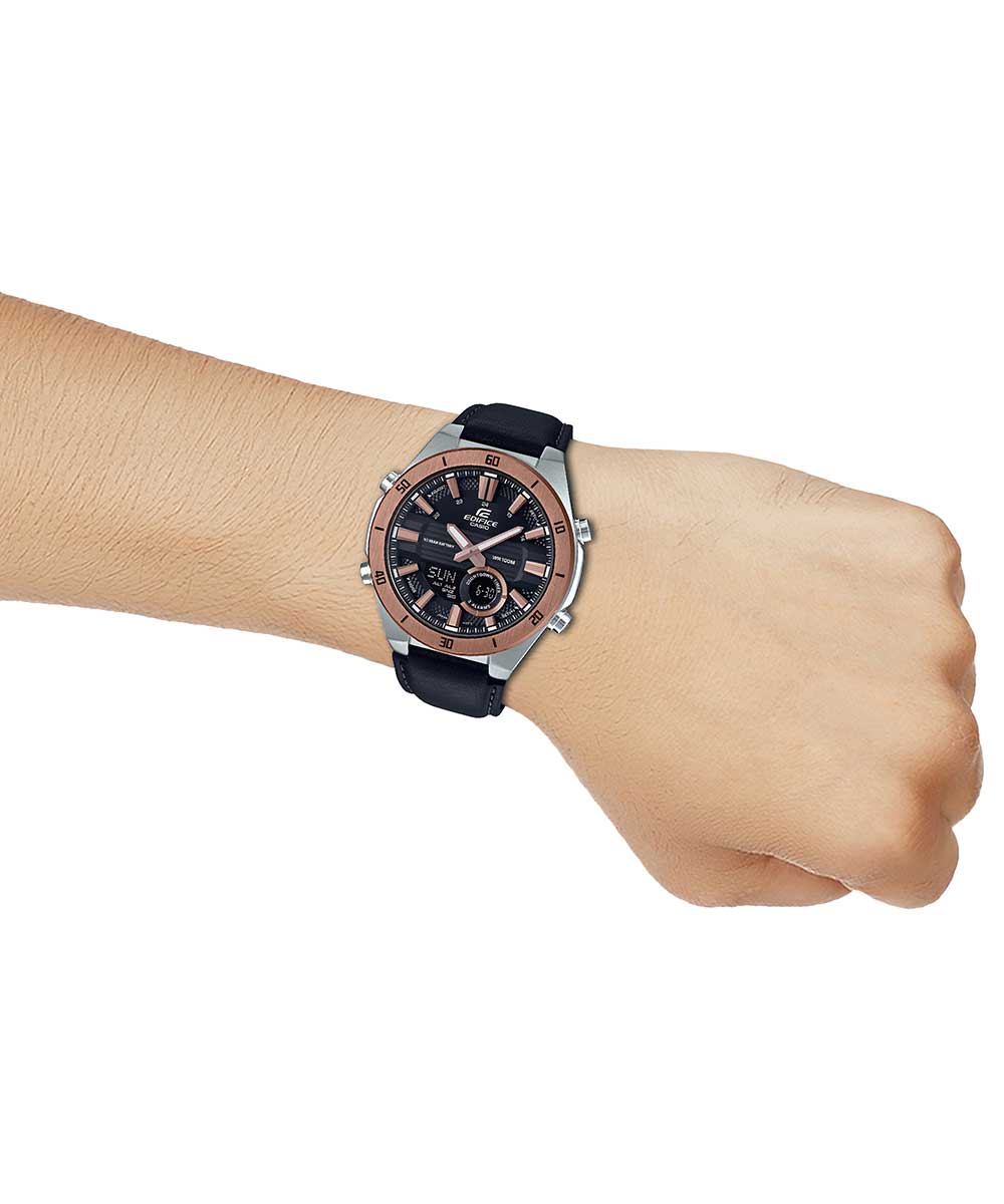 Casio Analog-Digital Black Dial Men's Watch-ERA-110GL-1AVDF (EX459)
