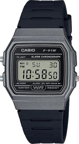 Casio - F-91WM-1B - Stainless Steel Watch For Men