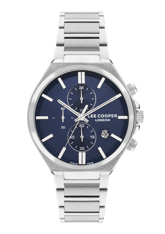 Lee Cooper LC07835.390 Men's Super Metal Silver Multifunction Watch
