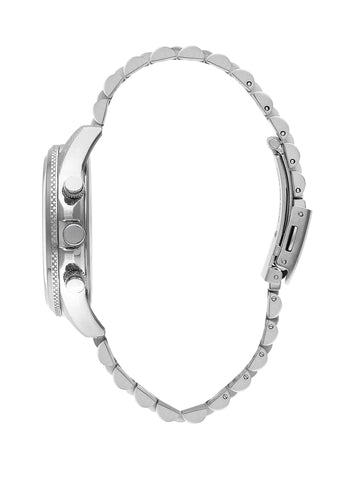 Lee Cooper LC07852.370 Men's Super Metal Silver Multifunction Watch