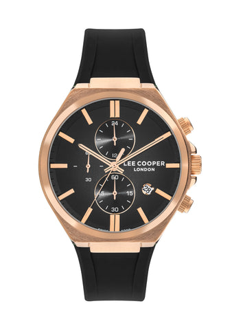 Lee Cooper LC07854.451 Men's Super Metal Rose Gold Multifunction Watch