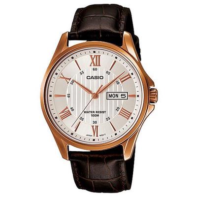Casio MTP-1384L-7AVDF Brown Leather Watch For Men