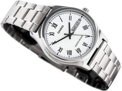 Casio MTP-V006D-7BUDF Silver Stainless Watch for Men