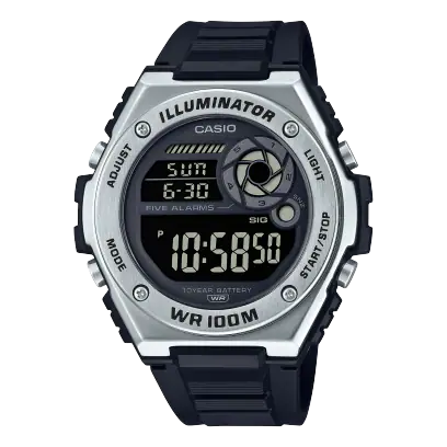Casio -MWD-100H-1B- Stainless Steel Watch For Men