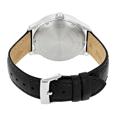 Citizen - NH8350-08E - Automatic Leather Band Black Dial Day Date Watch
