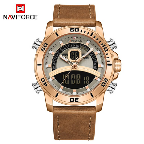 NaviForce - NF9181 - Stainless Steel Men's Watch