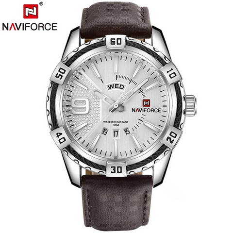 NaviForce - NF9117 - Stainless Steel Men's Watch