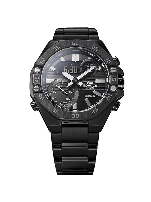 CASIO EDIFICE ECB-10DC-1ADF STAINLESS STEEL BAND MEN WATCH
