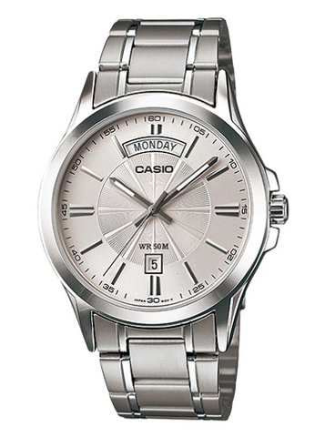 Casio Enticer Analog Silver Dial Men's Watch - MTP-1381D-7AVDF (A841)