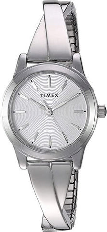 Timex Women's Stretch Bangle Crisscross 25mm Watch TW2R98700