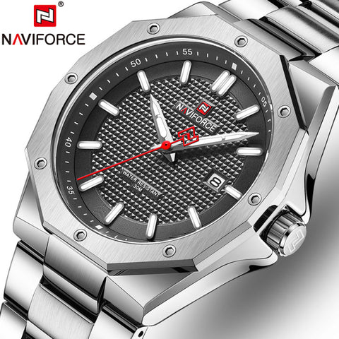 NaviForce - NF-9200 - Stainless Steel Men's Watch