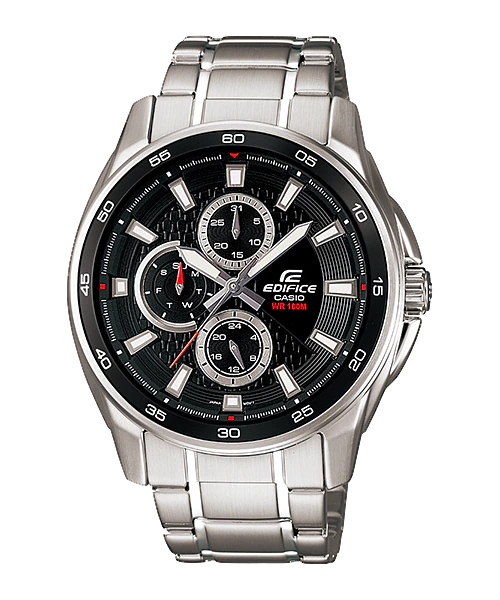 Casio Casual Watch Analog Display Quartz Watch EF-334D-1AVU - For Men