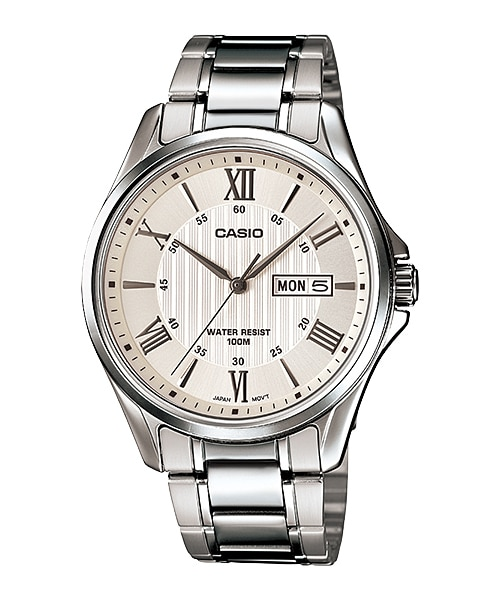 Casio Enticer Men Analog White Dial Men's Watch - MTP-1384D-7AVDF