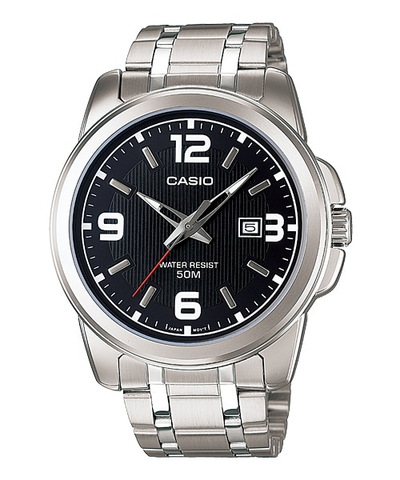 Casio Enticer Analog Black Dial Men's Watch - MTP-1314D-1AVDF