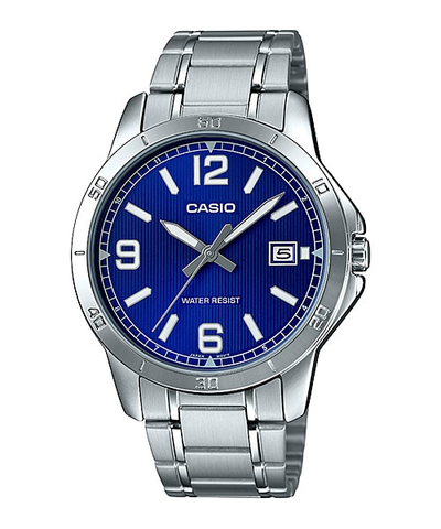 Casio Men's Wristwatch Stainless steel band MTP-V004D-2BUDF