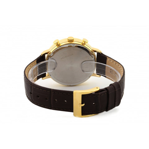 Citizen AN3612-09X - Quartz Brown Leather Strap Wrist Watch for Men