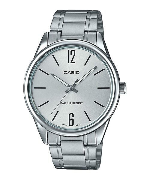 Casio MTP-V005D-7B Men's Standard Stainless Steel Silver Dial Analog Watch