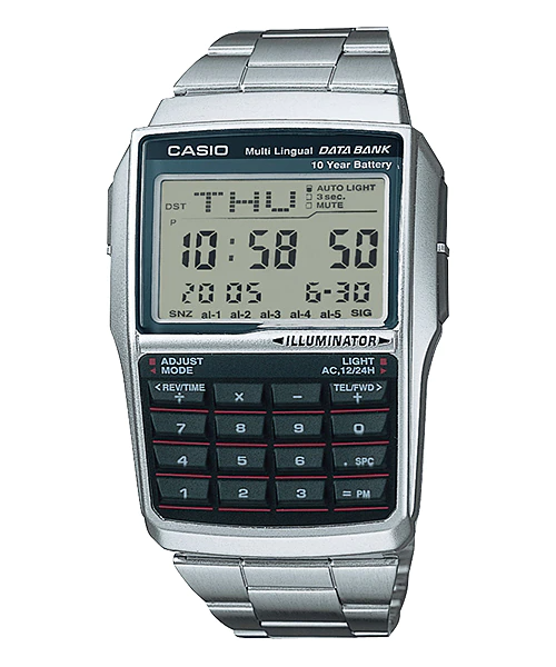 Casio Stainless Steel Band - DBC-32D-1A - For Men