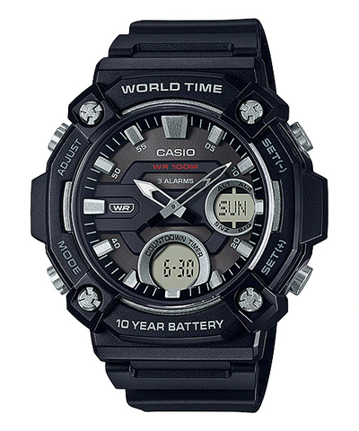 Casio AEQ-120W-1A Stainless Steel Watch for Men