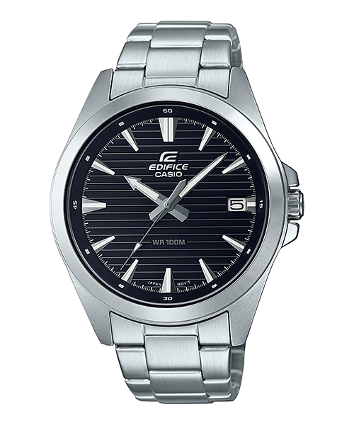 Casio Edifice EFV-140D-1A - Stainless Steel Watch For Men