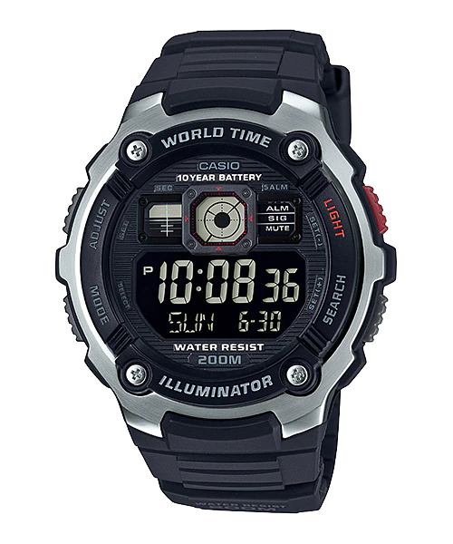 Casio Quartz Watch - AE-2000W-1BV - For Men
