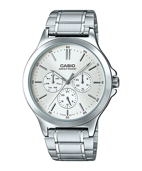 Casio Multi-Dial Stainless Steel Men's Watch MTP-V300D-7AUDF