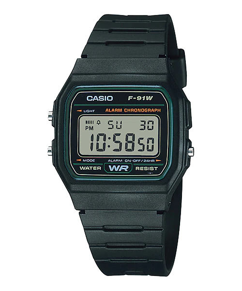 Casio - F-91W-3S - Stainless Steel Watch For Men