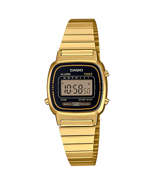 Casio - LA-670WGA-1D - Stainless Steel Watch For Women