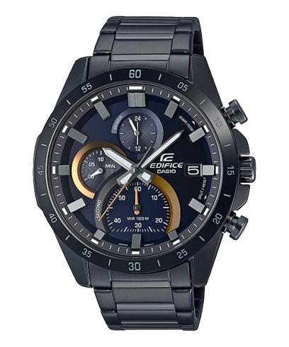 Casio Edifice Classy Chrono Black Steel Watch EFR-571DC-2AVUDF - For Men