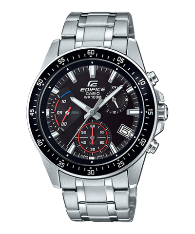 Casio Edifice - EFV-540D-1AVUDF - Stainless Steel Wrist Watch for Men - Black