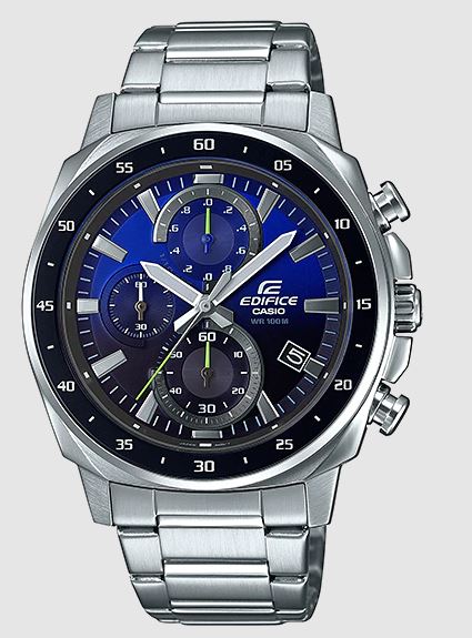 Casio Edifice EFV-600D-2AVUDF Standard Chronograph Stainless Steel Men's Watch