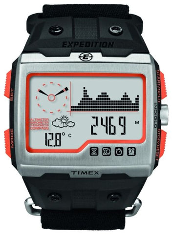 Timex Intelligent Quartz Temperature Barometer Altimeter and Compass Men's Watch - T49665