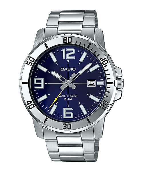 Casio Enticer Analog Blue Dial Men's Watch - MTP-VD01D-2BVUDF