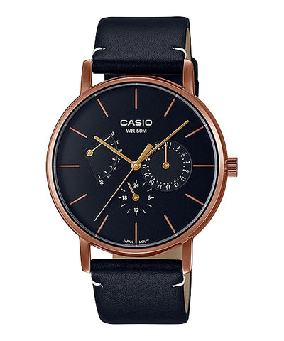 Casio Enticer Analog Black Dial Men's Watch -MTP-E320RL-1EVDF(A1843)