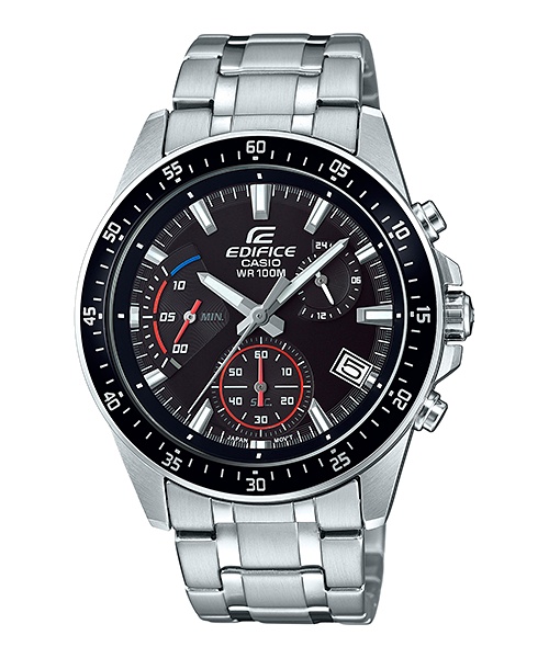 Casio Edifice - EFV-540D-1AVUDF - Stainless Steel Wrist Watch for Men - Black