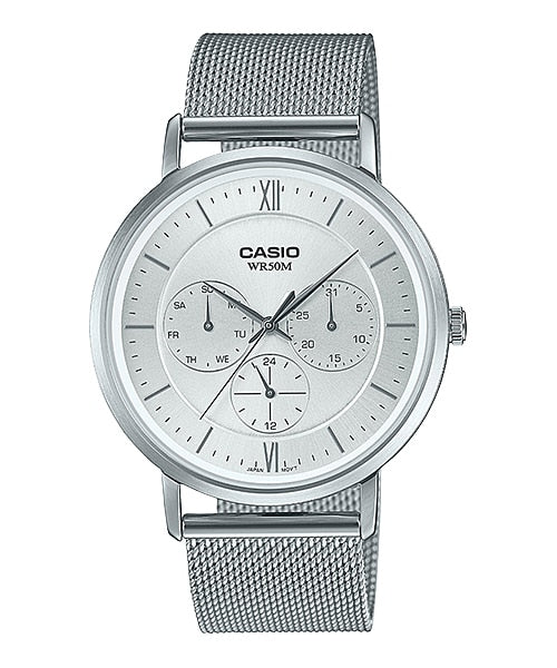 Casio MTP-B300M-7AVDF Analog Silver Dial Men's Watch-
