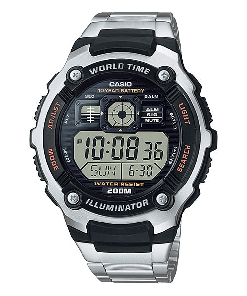 Casio AE-2000WD-1AV Stylish Digital Wrist Watch