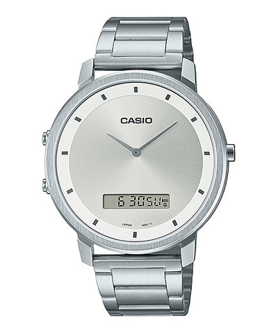 Casio Enticer MTP-B200D-7EDF Silver Dial Men's Watch