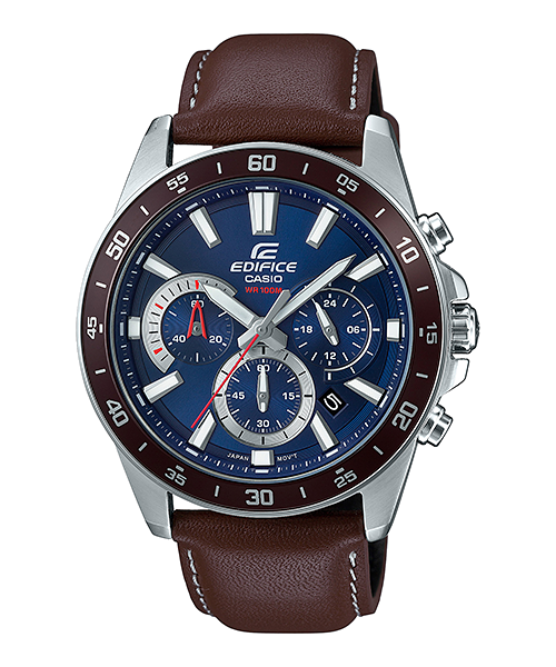 Casio Edifice Analog Blue Dial Men's Watch-EFV-570L-2AVUDF (EX448)