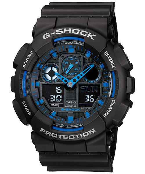 Casio G-Shock GA-100-1A2 Men's Watch