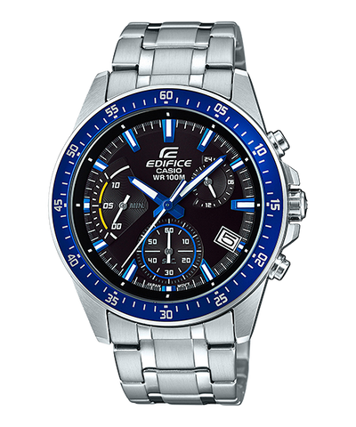 Casio Edifice - EFV-540D-1A2 - Stainless Steel Wrist Watch for Men - Black
