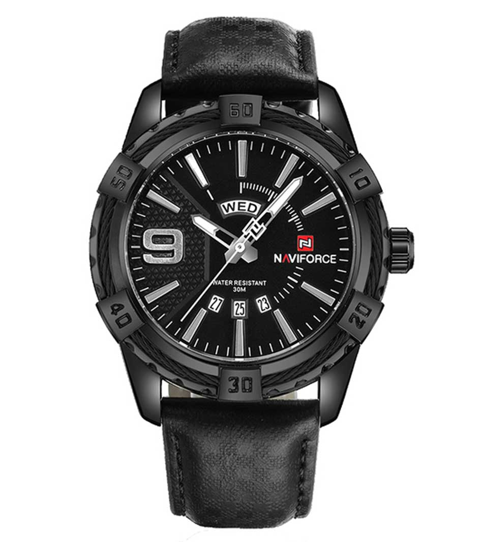 NaviForce - NF9117-3 - Stainless Steel Men's Watch
